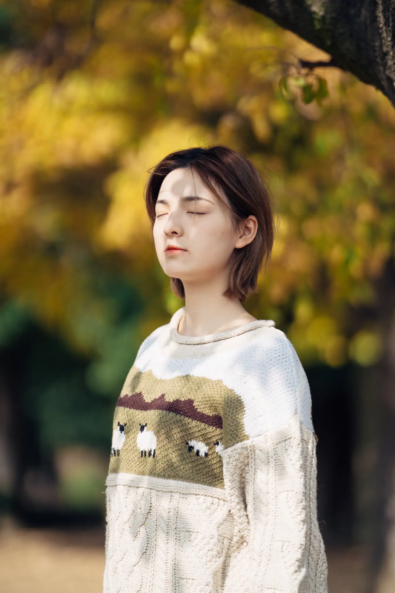 [YITUYU] 2022.01.25 Vol.706 – Warm Winter Ginkgo, an 18-year-old girl without makeup dudu#[35P]-14